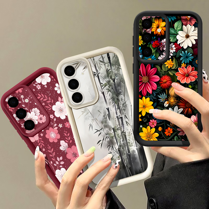 Colorful Flowers Pattern Case  - Phone Cases Samsung A14 评论和价格