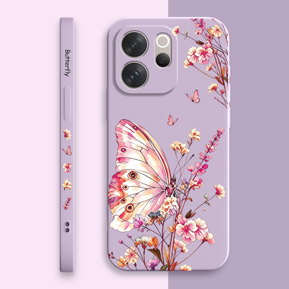 Butterfly Sprig Phone Case For - Vivo V40 评论和价格