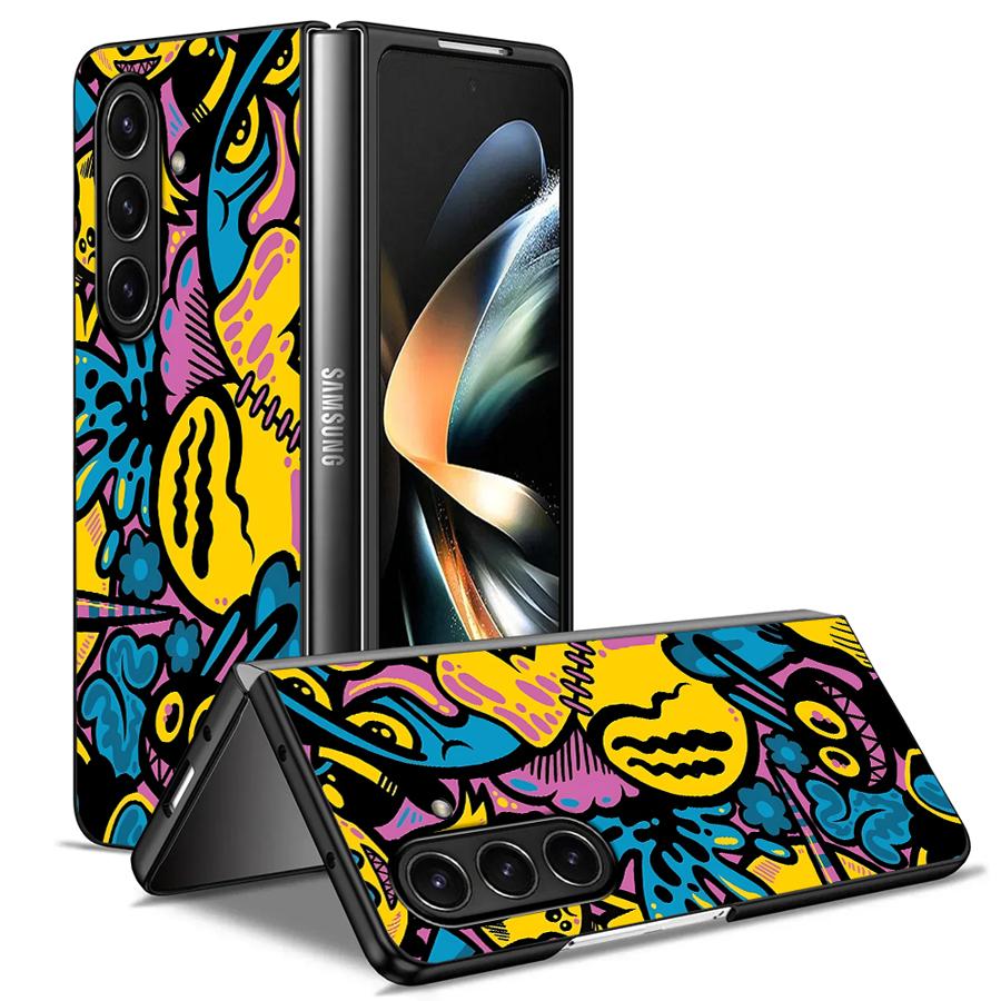 Cartoon Graffiti Design Case f - Phone Cases Z Fold 4 评论和价格