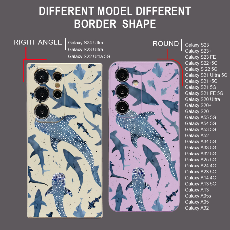 Whale Pattern Lanyard Case For - Phone Cases Samsung A14 评论和价格